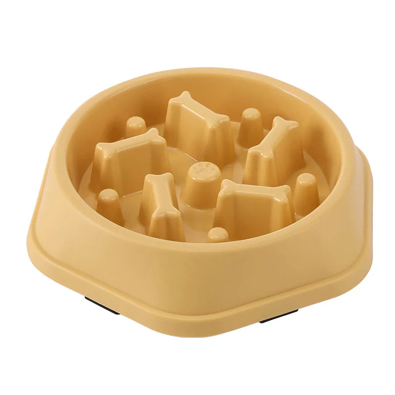 Slowfeeder hondenvoerbak in botvorm